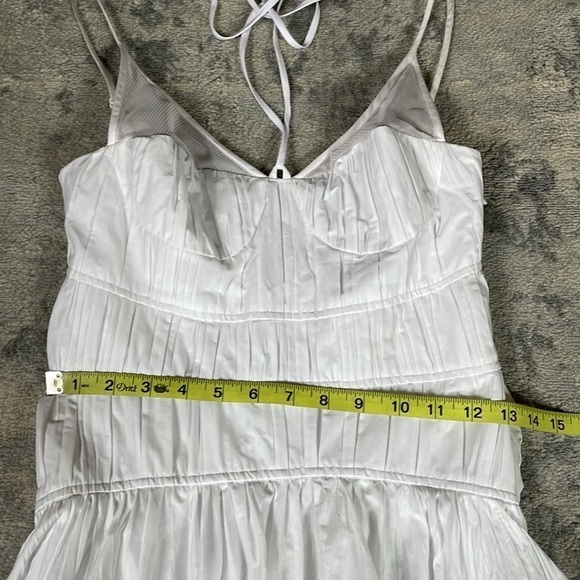 NWT Jonathan Simkhai Indy Bustier Maxi Dress White Bridal Wedding Vacation Sz 2 - Picture 9 of 14